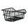 PANIER ARRIERE ALU BASIL CENTO NOIR (45x33x21cm)