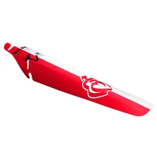 MUDGUARD FOR MTB/ROAD BIKE - REAR TO CLIP UNDER SEAT -  VELOX RED/ WHITE VENDEE FLAG (SOLD PER UNIT)