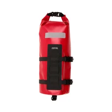 SACOCHE DE FOURCHE VELO ZEFAL Z ADVENTURE FORK PACK ROUGE FIXATION SANGLES AUTO AGRIPPANTES  (Lg36.5cmxD15 - 6LITRES)