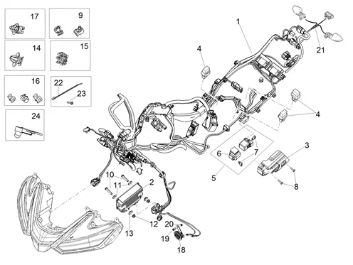 Circuit electrique AV