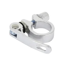 QUICK RELEASE SEATPOST CLAMP -ALUMINIUM SILVER Ø 28,6mm