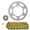 KIT CHAINE ADAPTABLE DERBI 50 SENDA DRD SM XTREME 2011>2017 420 13x53 (DIAM COURONNE 108/123/6.5) -AFAM