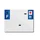 BANDE PLAQUE MOTO 170x130 POUR PVC VIERGE DEP. 91/EURO (VENDU A L'UNITE)