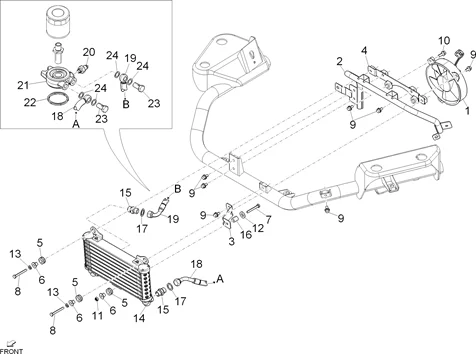 Refroidisseur d'huile moteur