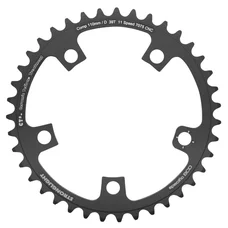 PLATEAU ROUTE 5BRA D.110 STRONGLIGHT ULTRA TORQUE 39DTS INTERIEUR CAMPAGNOLO NOIR CT2 STRONGLIGHT 11V. RECORD CARBON - CHORUS CARBON - ATHENA ALU 11V.  INTERIEUR FILETE