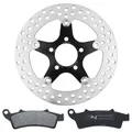 DISQUE ET PLAQUETTE DE FREIN ADAPTABLE KYMCO 125 X-TOWN CITY 2020>2021, 300 K-XCT 2012>2017, 350 DOWNTOWN 2015>2022 AV (PACK FREINAGE/ENSEMBLE DISQUE FLOTTANT, PLAQUETTE) -NEWFREN