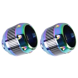 ECROU PROTECTION ANTICHUTE FIXATION MOYEU POUR TROTTINETTE METAL MULTICOLORE EFFET PETROLE  -SELECTION P2R-