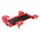RANGE MOTO UNIVERSEL P2R PM ACIER ROUGE A ROULETTES (CHARGE MAXI 200 kg)