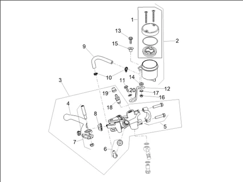 Maît. cyl. frein AV