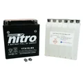 BATTERIE 12V 14 Ah NTX16-BS NITRO MF SANS ENTRETIEN AVEC PACK ACIDE  (Lg150xL87xH161mm) (EQUIVALENT YTX16-BS)