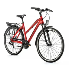 VELO MUSCULAIRE CITY BIKE 28 LEADER FOX FERRARA FEMME ROUGE DUCATI 8V CADRE 20 POUCES (TAILLE ADULTE 180 à 188 cm)