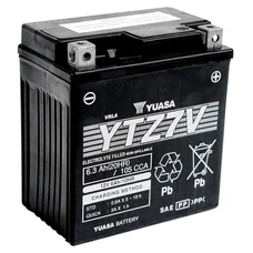 BATTERIE 12V  6 Ah YTZ7V 
YUASA MF SANS ENTRETIEN PRETE A L'EMPLOI  (Lg113xL70xH120)