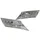 CLIGNOTANT SCOOT ADAPTABLE PIAGGIO 50 ZIP 2000> AR TRANSPARENT A LEDS (PAIRE) **  -REPLAY-