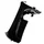 CARENAGE/TABLIER AV SCOOT ADAPTABLE MBK 50 OVETTO 2008>/YAMAHA 50 NEOS 2008> NOIR BRILLANT DROIT (INFERIEUR, PARE-BOUE)  -P2R-