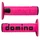REVETEMENT POIGNEE DOMINO MOTO OFF ROAD A360 FUCHSIA/NOIR CLOSED END 120-123mm (PAIRE)