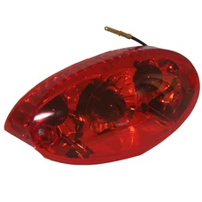 FEU ARRIERE SCOOT ADAPTABLE PEUGEOT 50 LUDIX ROUGE  -P2R-