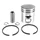 PISTON CYCLO ADAPTABLE PEUGEOT 103 MVL, SP, RCX, SPX, VOGUE  DIAM 39,90 mm  (LETTRE C) (SEGMENT 2,5 mm)  -SELECTION P2R-