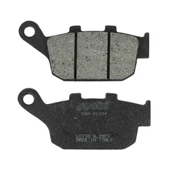 BRAKE PADS -POLINI FOR HONDA 250 FORESIGHT, 125-150 PANTHEON / PEUGEOT 250 SV  (L 86mm - H 40mm - thk10.5mm)  (174.0073)  (ORIGINAL)