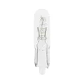 LIGHT BULB 12V  1,2W STANDART T5 FOOT W2X4.6D - CLEAR (PARKING LIGHT) (SOLD PER UNIT)  -FLOSSER-
