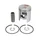 PISTON  "PIAGGIO GENUINE PART" GILERA 50 SMT, RCR 2006>/APRILIA 50 RS, SX, RX  -8472625004-