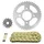 KIT CHAINE ADAPTABLE HONDA 125 CBR R 2011>2019  428  15x44  (DIAM COURONNE 58/90/10.5)  (DEMULTIPLICATION ORIGINE)  -AFAM-