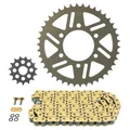 KIT CHAINE ADAPTABLE KAWASAKI 1000 Z1000 ABS 2010>2013  520  15x42  (DIAM COURONNE 80/104/10.5)  (DEMULTIPLICATION ORIGINE)  -AFAM-