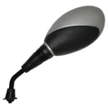 MIRROR FOR MAXISCOOTER YAMAHA 125 TEOS 2000>/MBK 125 DOODO 2000> LEFT BLACK (CEE APPROVED)  -SELECTION P2R -