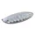 TAIL LIGHT UNIVERSAL REPLAY -WITH LEDS- OVAL SHAPED TRANSPARENT WITH STOP LAMP (16 RED LEDS /3 CLEAR LEDS) **
