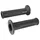 REVETEMENT POIGNEE DOMINO MOTO ON ROAD STYLE BMW NOIR OPEN END (POIGNEE CHAUFFANTE AVEC MOLETTE) 122mm (PAIRE)