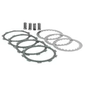 CLUTCH DISC FOR 50cc MOTORBIKE MINARELLI 50 AM6/MBK 50 X-POWER, X-LIMIT/YAMAHA 50 TZR, DTR/PEUGEOT 50 XPS, XR6/RIEJU 50 RS1, SMX/BETA 50 RR - STAGE6 RACING CARBON - 4 FRICTION DISCS.