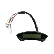 SPEEDOMETER- KOSO DIGITAL MULTIPURPOSE EX-02S -BATTERY POWERED (ODOMETER/ TIME TOTALIZATOR/ CLOCK/ VOLMETER/ TENSION WARNING)