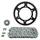 KIT CHAINE ADAPTABLE YAMAHA 600 XJ N DIVERSION 1991>2003  520  16x48  (DIAM COURONNE 125/145/10.5)  (DEMULTIPLICATION ORIGINE)  -AFAM-