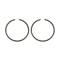 PISTON RING FOR SCOOT PEUGEOT 50 TKR, TREKKER, SPEEDFIGHT, LUDIX, BUXY, ELYSEO (1,5mm) (SOLD PER PAIR)  -P2R PREMIUM-
