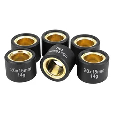 GALET/ROULEAU MAXISCOOTER MAGNETI MARELLI 20x15 14,0g (x6)  POUR HONDA 125 FORZA, PCX, SH, PANTHEON, S-WING/KYMCO 125 DINK, GRAND-DINK (OEM: CM169101 / CM169102 / CM169105 / 21650-21F10-000)