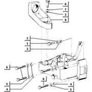 Fixations boitier de selection (guidon)