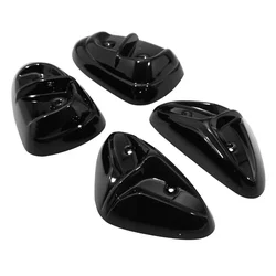 SIDE PADS FOR SCOOT MBK 50 STUNT/YAMAHA 50 SLIDER - GLOSSY BLACK (x4)