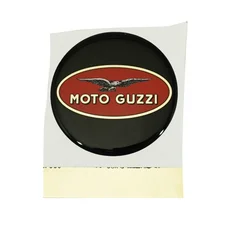 AUTOCOLLANT/STICKER/DECOR "MOTO-GUZZI" POUR VALISES ORIGINE PIAGGIO MOTO-GUZZI 1100 CALIFORNIA, 750 NEVADA  -GU03482000-
