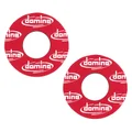 DONUTS DE REVETEMENT POIGNEE DOMINO MOTO OFF ROAD ROUGE (PAIRE)