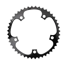 CHAINRING FOR ROAD BIKE- 5 Arms- 44T DIAM 130 -INNER- ALUMINIUM BLACK- 7075 TA ALIZE TYPE SHIMANO 8/9/10 Speed