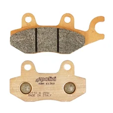 BRAKE PADS -POLINI FOR KYMCO 50 AGILITY, 125-150 B&W, 150 PEOPLE, 250 YUP, 50-125 LIKE, 50 TOP BOY, 50 SUPER 9, 200 DINK  (L 77mm - 96.5mm - H 42mm - thk9.2mm)  (174.2021)  (SINTERED)