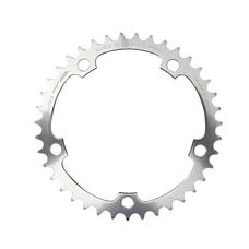 CHAINRING FOR ROAD BIKE 5 ARMS - Ø130 TA ALIZE 40 Teeth-Internal SILVER ALU 7075 TYPE SHIMANO 8/9/10 Speed.