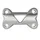 HANDLEBAR HALF CLAMP (UPPER)  "PIAGGIO GENUINE PART" APRILIA 750 DORSODURO  -B044863-
