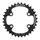 CHAINRING FOR GRAVEL BIKE- 4 Arms- Ø 80 - 32 Teeth DOUBLE Internal X80 TYPE SHIMANO GRX RX600-RX810 BLACK- TA 10/11  Speed.