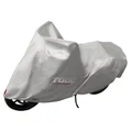 HOUSSE/BACHE DE PROTECTION MOTO TAAC START POLYESTER HYDROFUGE TAILLE XL GRIS (204x90x163cm) (SANGLE ANTI-FLOTTEMENT/OEILLET ANTIVOL/DOUBLURE)