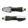 TURN SIGNAL (UNIVERSAL) REPLAY VIPER TRANSPARENT/BLACK 9 LEDS ORANGE (PAIR) **