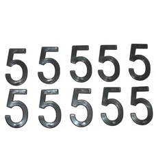 CHIFFRE PLAQUE TIFLEX MOTO/SCOOTER 45mm  5  (VENDU PAR 10)