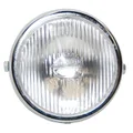 PHARE/PROJECTEUR CYCLO ADAPTABLE PEUGEOT 103/MBK 51 ROND DIAM 130mm CHROME (AMPOULE P26S NON FOURNIE)  -SELECTION P2R-