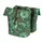 DOUBLE BAG FOR BICYCLE - REAR -BASIL EVERGREEN 28/38L THYM AVEC COURROIE CUIR FIXATION VELCROS SUR PORTE BAGAGE (28x16x35cm)