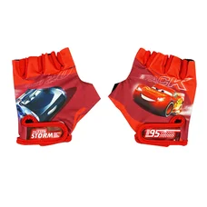 CHILD CYCLING GLOVE- DISNEY CARS RED (PAIR ON CARD)