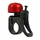 SONNETTE/TIMBRE POUR TROTTINETTE XIAOMI PRO, PRO 2, 1S, ESSENTIAL, MI 3, M365 NOIR/ROUGE  -SELECTION P2R-